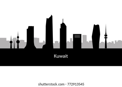 skyline of the city of kuwait