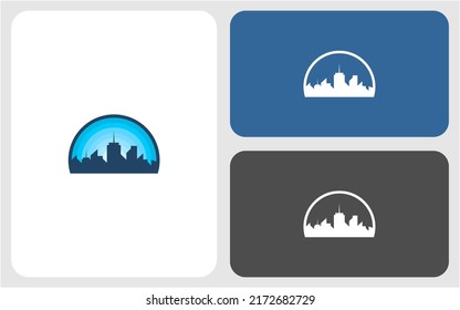 Skyline, city logo vector design