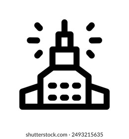 skyline icon. vector line icon for your website, mobile, presentation, and logo design.
