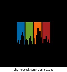 skyline logo , simple and clean