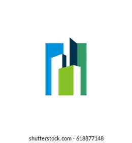 Skyline, Skyscraper Logo Template Illustration Design. Vector EPS 10.