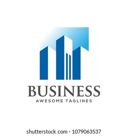 skylines city and apartment vector illustration, real estate building logo vector template