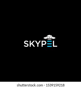 SKYPEL LOGO CAN BE TAKEN PART E TO FORM LIKE A UFO