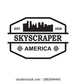 Rascacielos De America Vector , Logo De Arquitectura