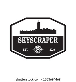 Skyscraper Of America Vector , Architecture Logo