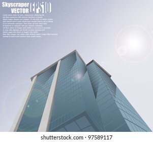 Skyscraper background eps10