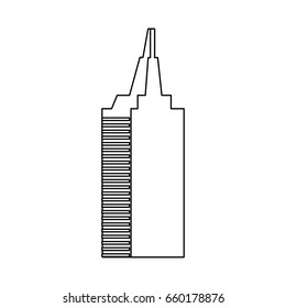 skyscraper building city business architecture apartment and office tower