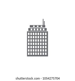 skyscraper building icon. Simple element illustration. skyscraper building symbol design template. Can be used for web and mobile on white background