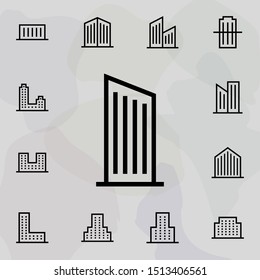 Skyscraper, Building icon. Universal set of building for website design and development, app development