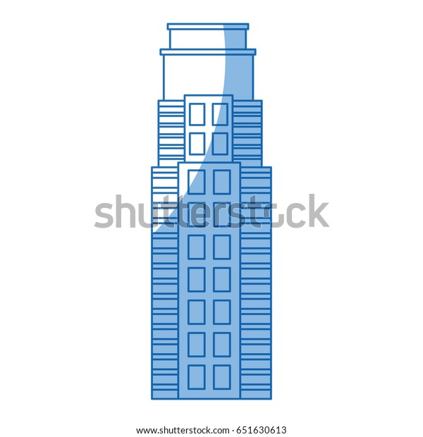 Skyscraper Building Tower City Business Architecture Stock Vector