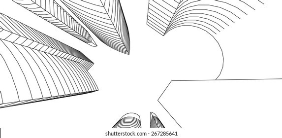 Skyscraper buildings. Architecture background