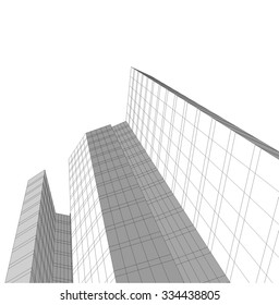 Skyscraper buildings. Architecture background