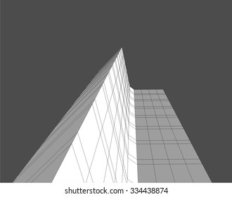 Skyscraper buildings. Architecture background