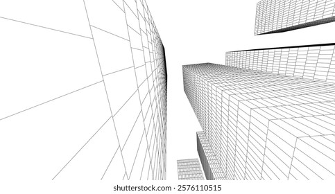 skyscraper buildings in the city  