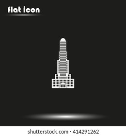 Skyscraper flat icon.