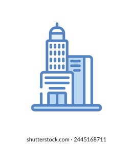 Skyscraper icon design vector stock