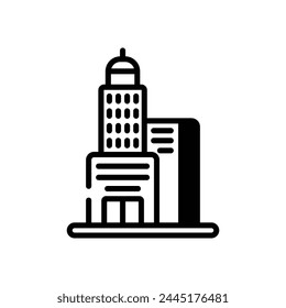 Skyscraper icon design vector stock