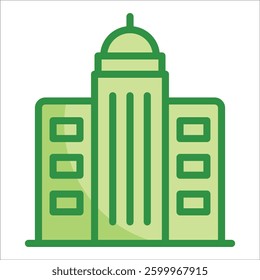 Skyscraper Icon Element For Design