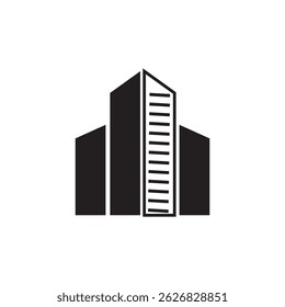 skyscraper icon illustration element design