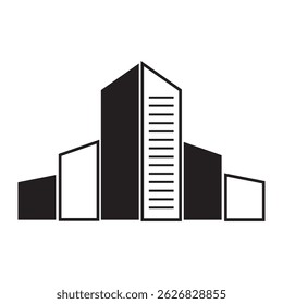 skyscraper icon illustration element design