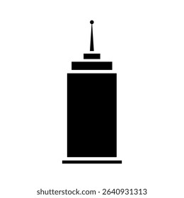 Skyscraper icon vector. Building illustration sign. high-rise building symbol. architecture logo.