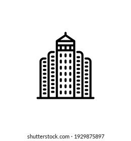 Skyscraper icon in vector. Logotype