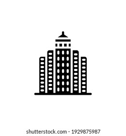 Skyscraper icon in vector. Logotype