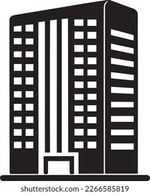 Skyscraper Logo Monochrome Design Style