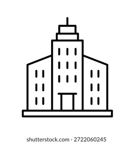 Skyscraper-Gliederungssymbol, Vektorgrafik