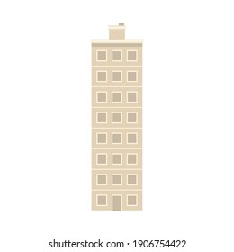skyscraper over a white background vector illustration design