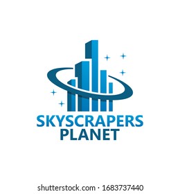 Design für Logo-Vorlagen für Wolkenkratzer
