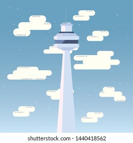 skyscraper urban tower sky background