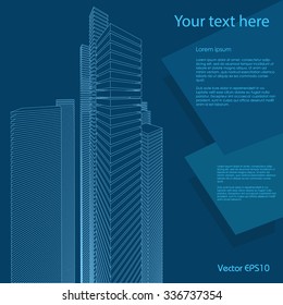 Skyscrapers background