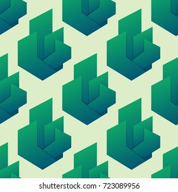 Skyscrapers buildings seamless pattern tower office city architecture house business apartment vector illustration