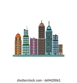 skyscrapers buildings towers city business architecture apartment and office urban landscape