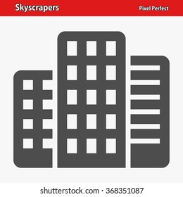 Skyscrapers Icon. Professional, pixel perfect icons optimized for both large and small resolutions. EPS 8 format.