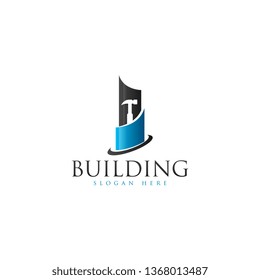 skyscrapers logo template. Building logo template. Building logo concept