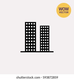 Skyscrapers simple icon