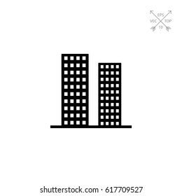 Skyscrapers simple icon