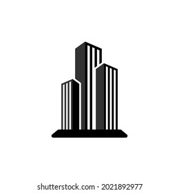 Skyscrapper building icon design illustration template