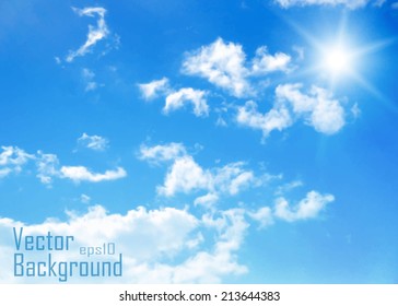 Sky.Vector background.