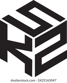 SKZ Polygon logo design, icon, symbol, vector file