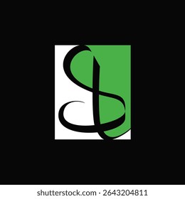 SL LETTER LOGO DESIGN IDEA VECTOR.eps