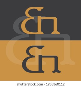Plantilla de diseño de logotipo de carta SL
