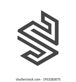 SL Letter Logo Design vector template.