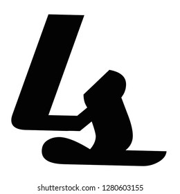 sl letter vector logo