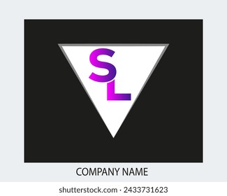  SL logo.SL abstract.SL neuerer Vektor Design.SL Monogram Logo Design .company logo