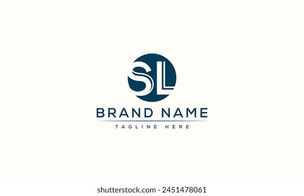 SL logo Design Template Vector Graphic Branding Element.