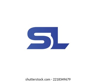 SL logo design vector template