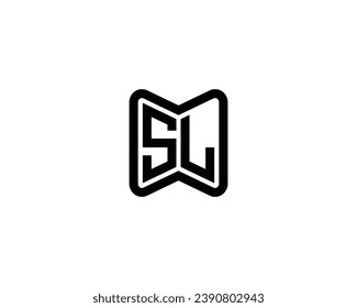 SL logo design vector template